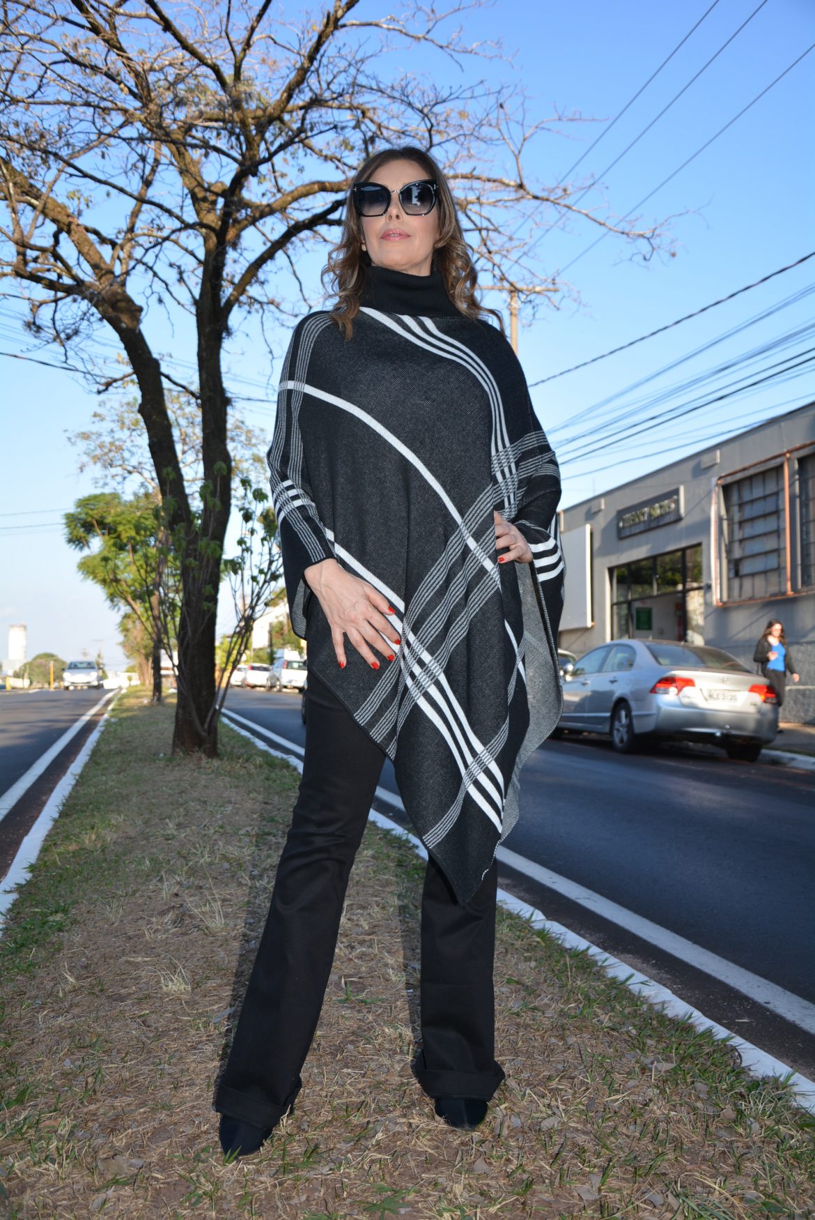 Meu look : Poncho
