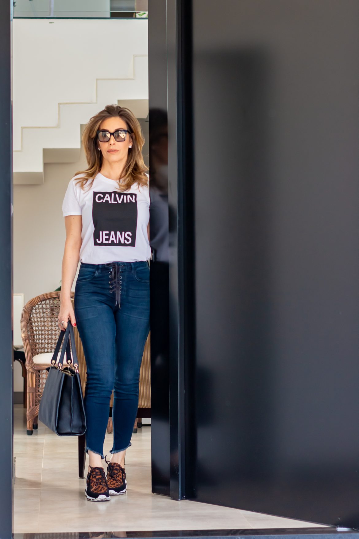 Meu look : jeans + tênis