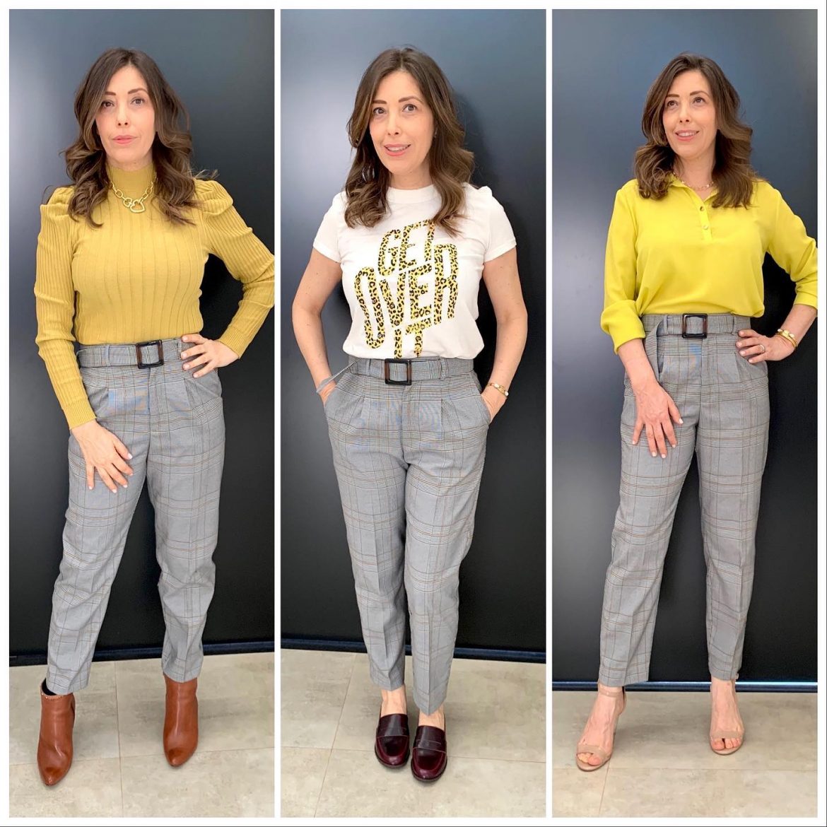 Uma calça e três looks!