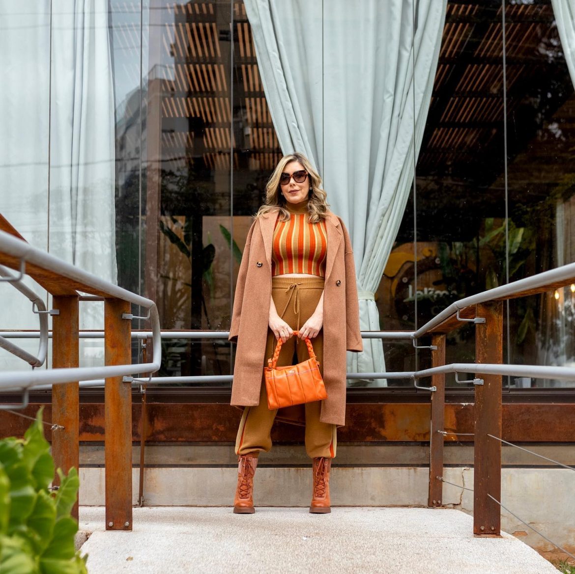 Meu look: Sobretudo marrom