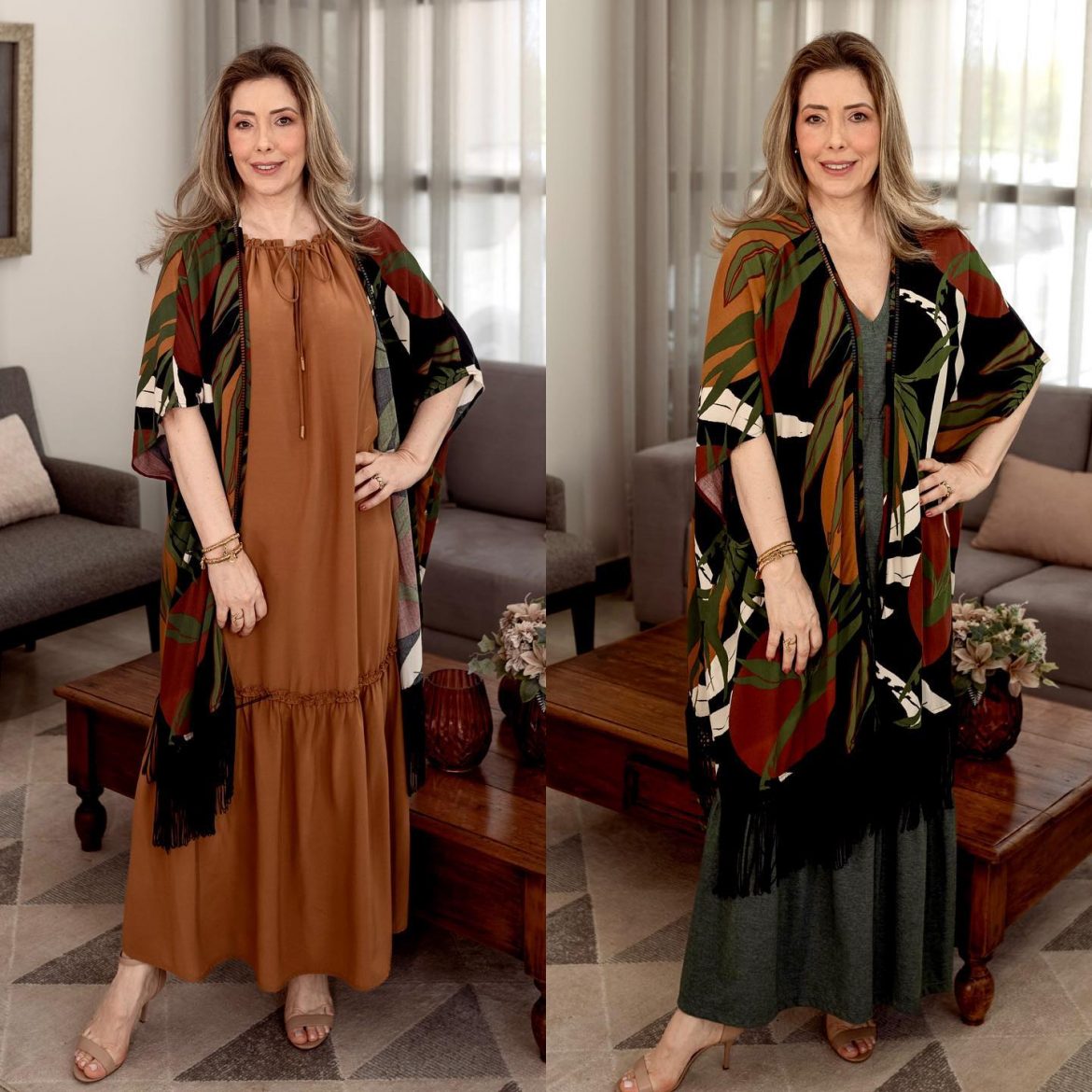 Look: Kimono com franja